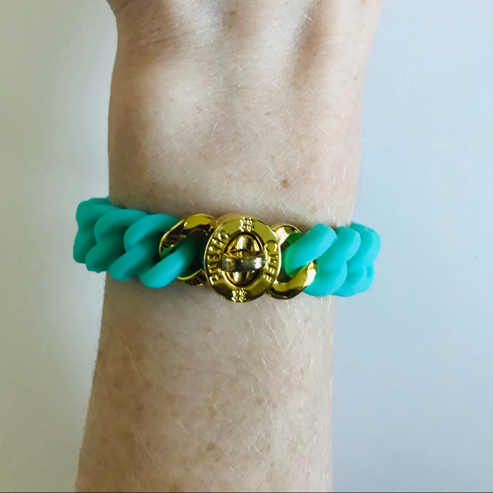 Rustic Cuff Madison Teal w/Gold